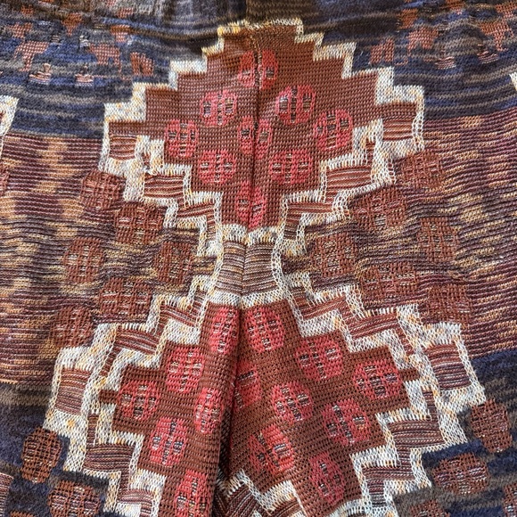 Free People Byzantine Print Knit Sweater Pants Leggings - Picture 4 of 6